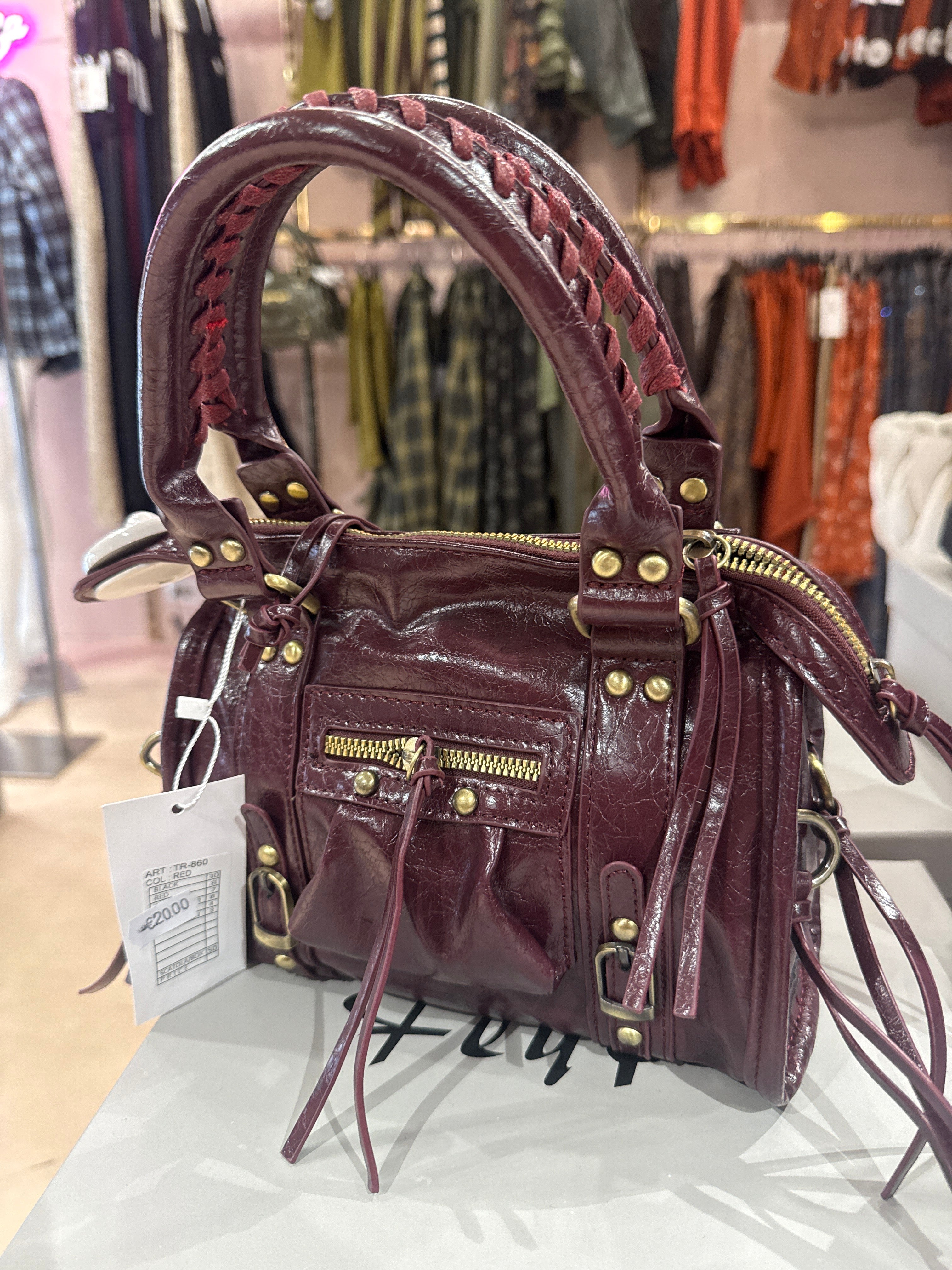 Bag city piccola bordeaux