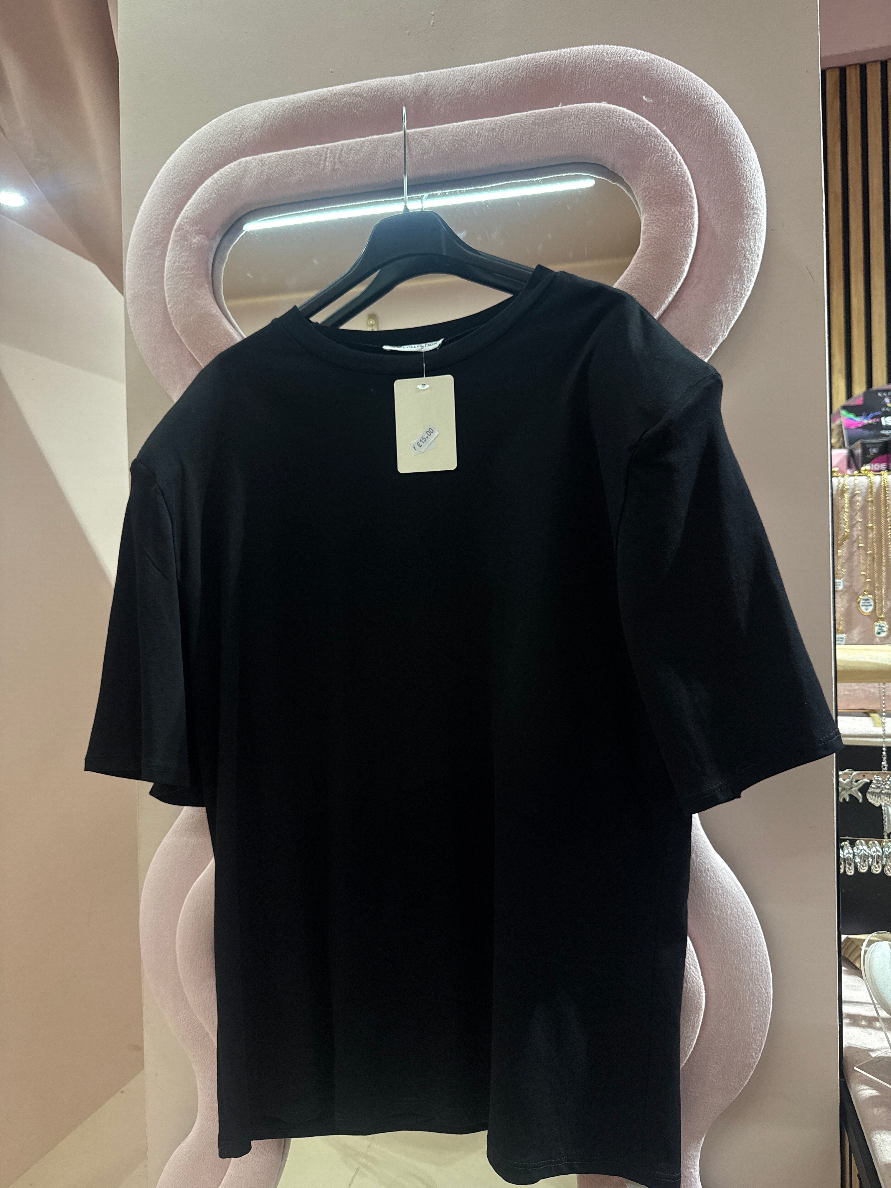 T-shirt over con spallotte