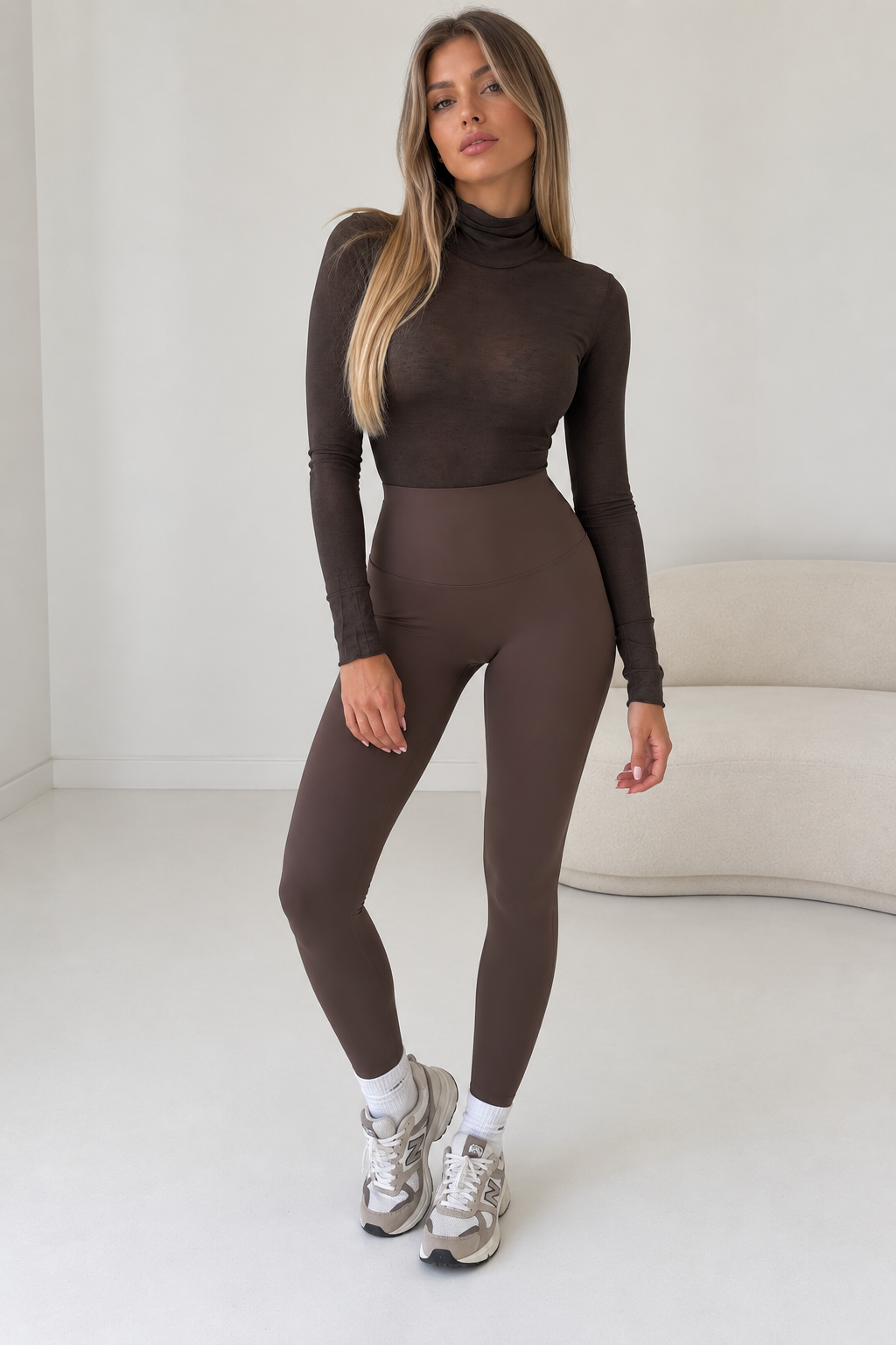 Leggings cioccolato