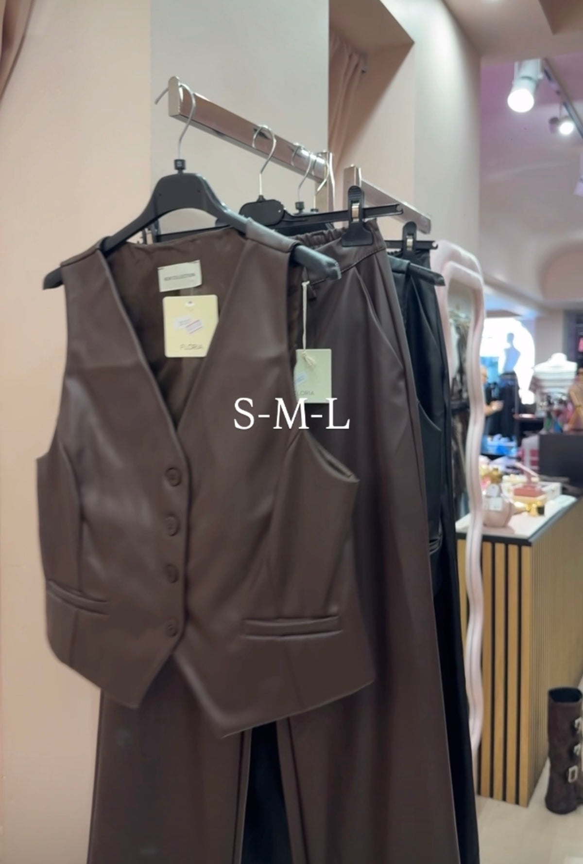 Coordinato eco pelle