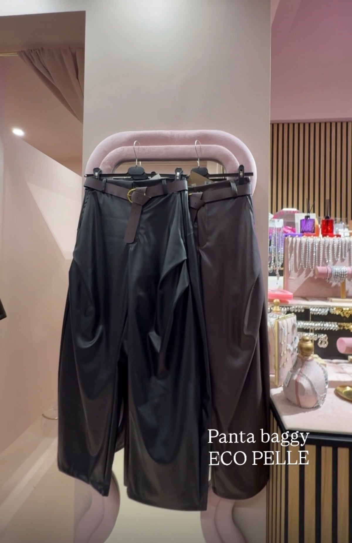 Panta baggy eco pelle