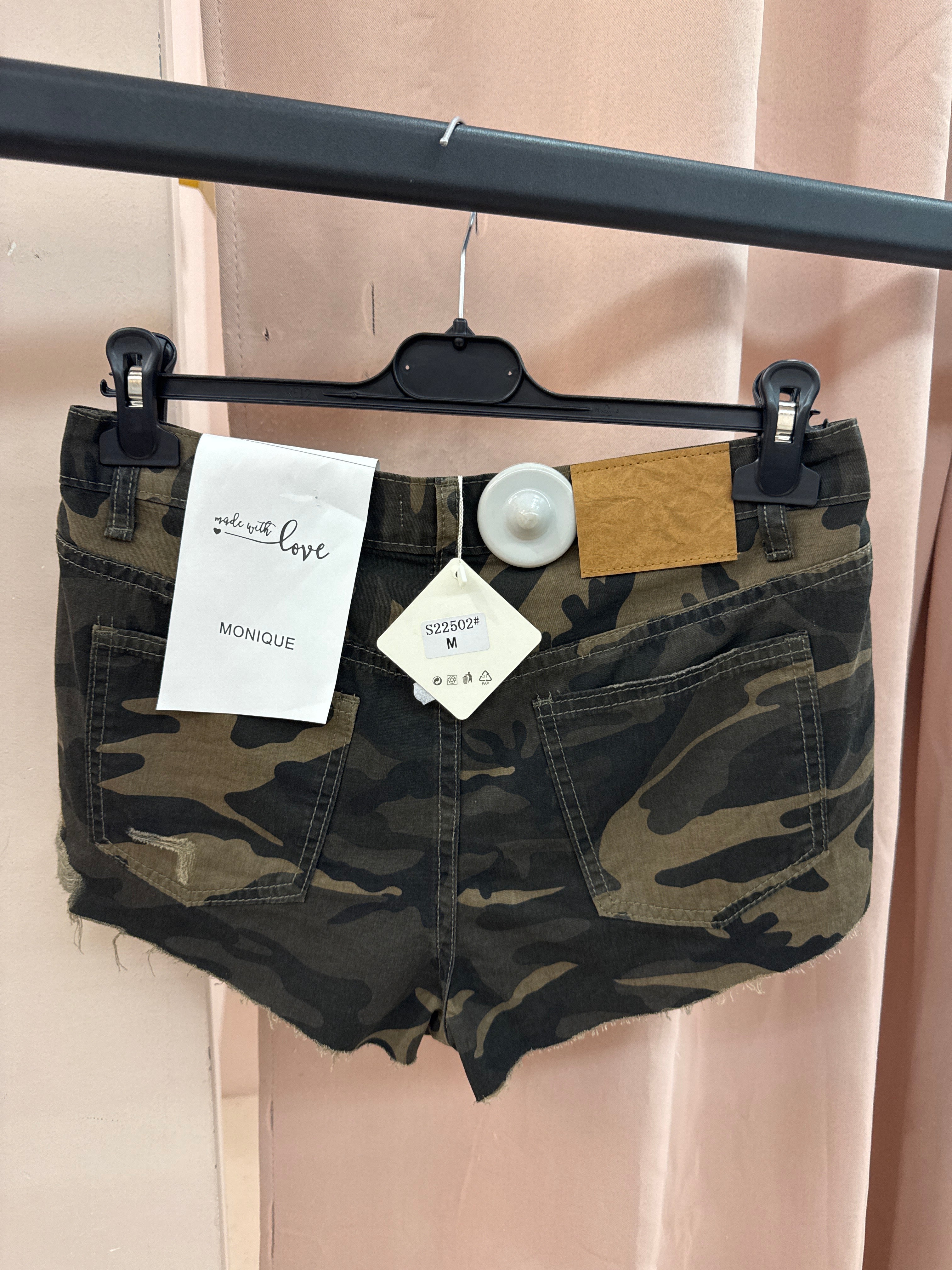 Pantaloncino militare vita bassa
