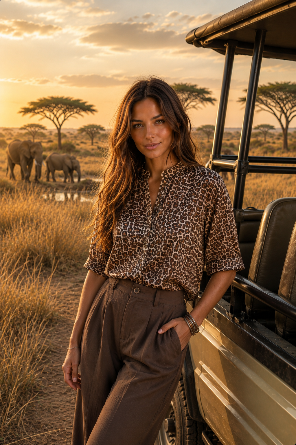 Camicia animalier