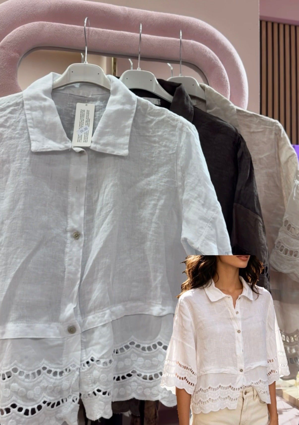 Camicia 100% Lino