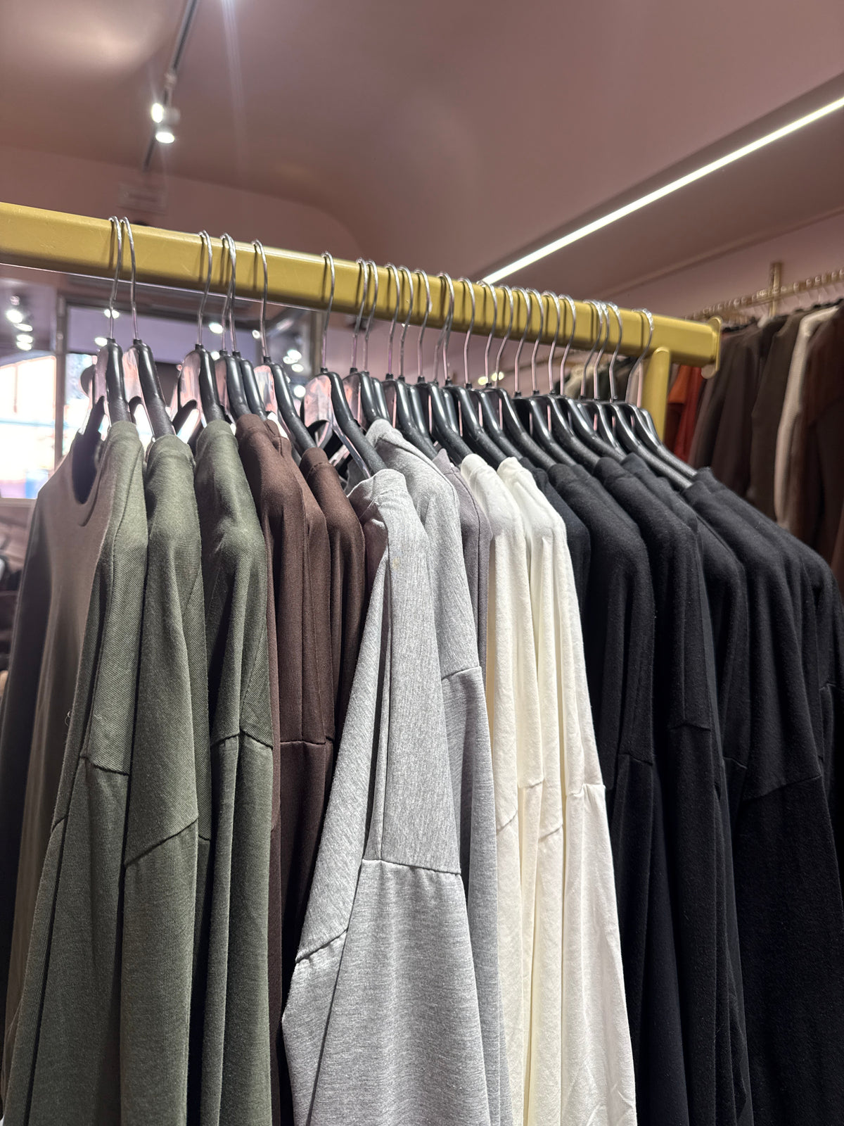 Maglia manica larga 6 colori
