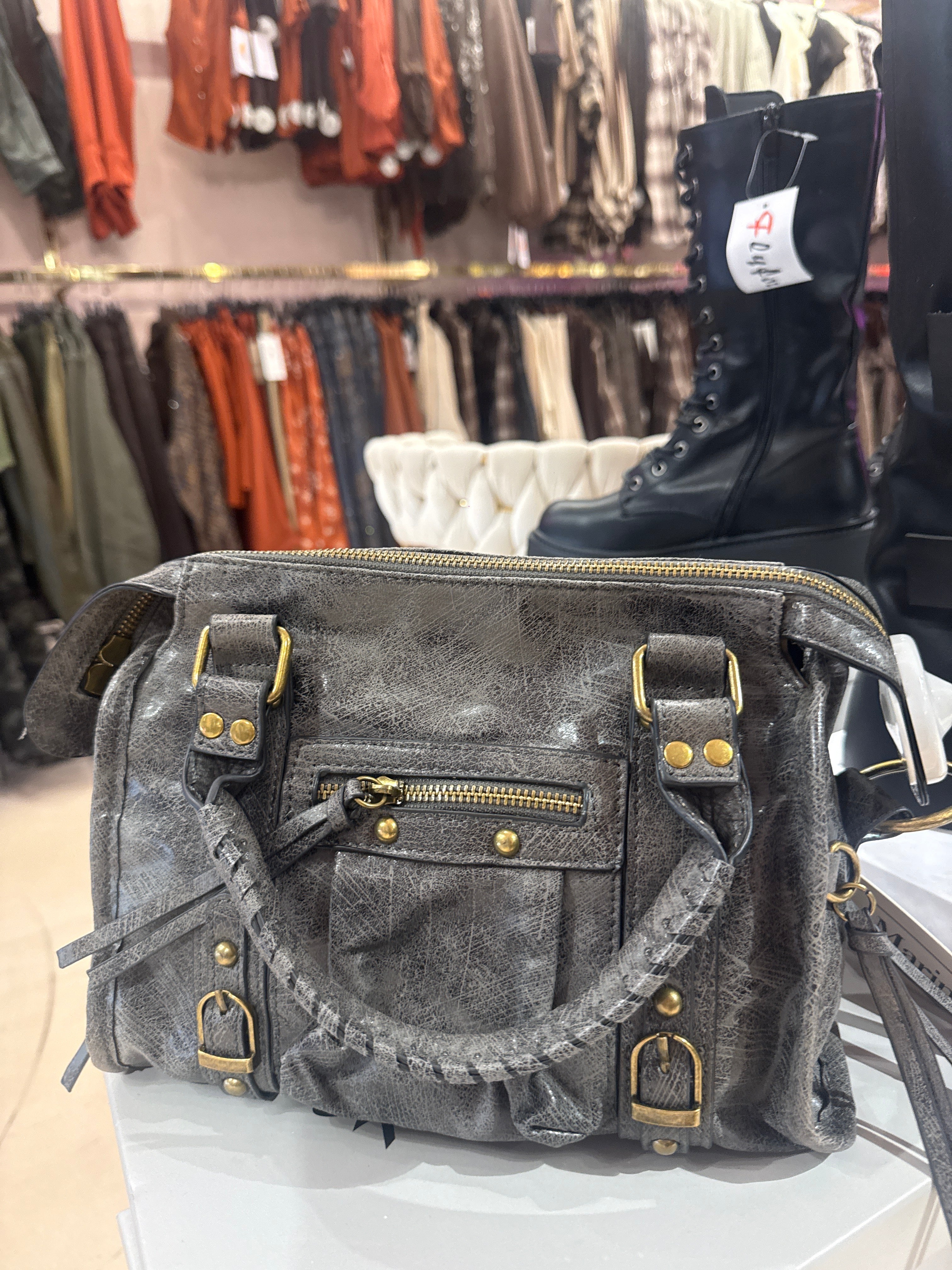 Bag city media grigia