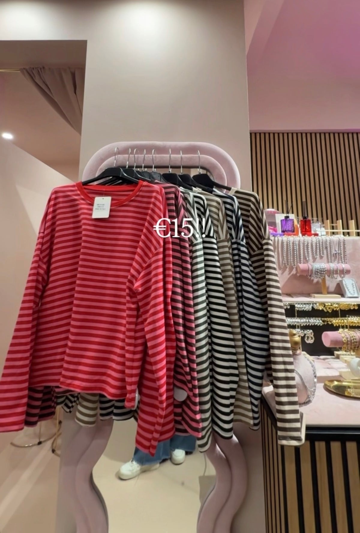 T-shirt righe 8 colori