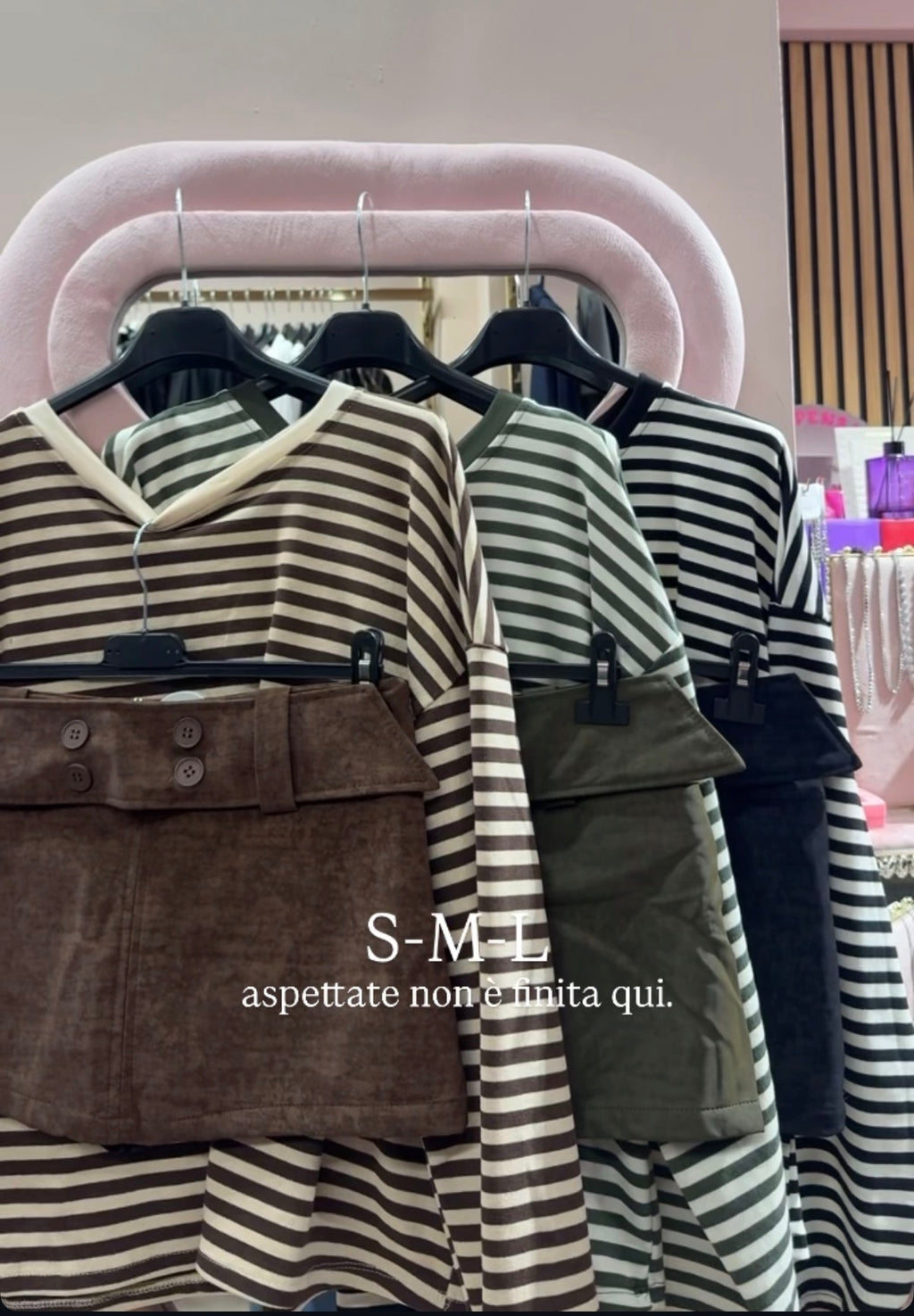 Mini gonna 3 colori