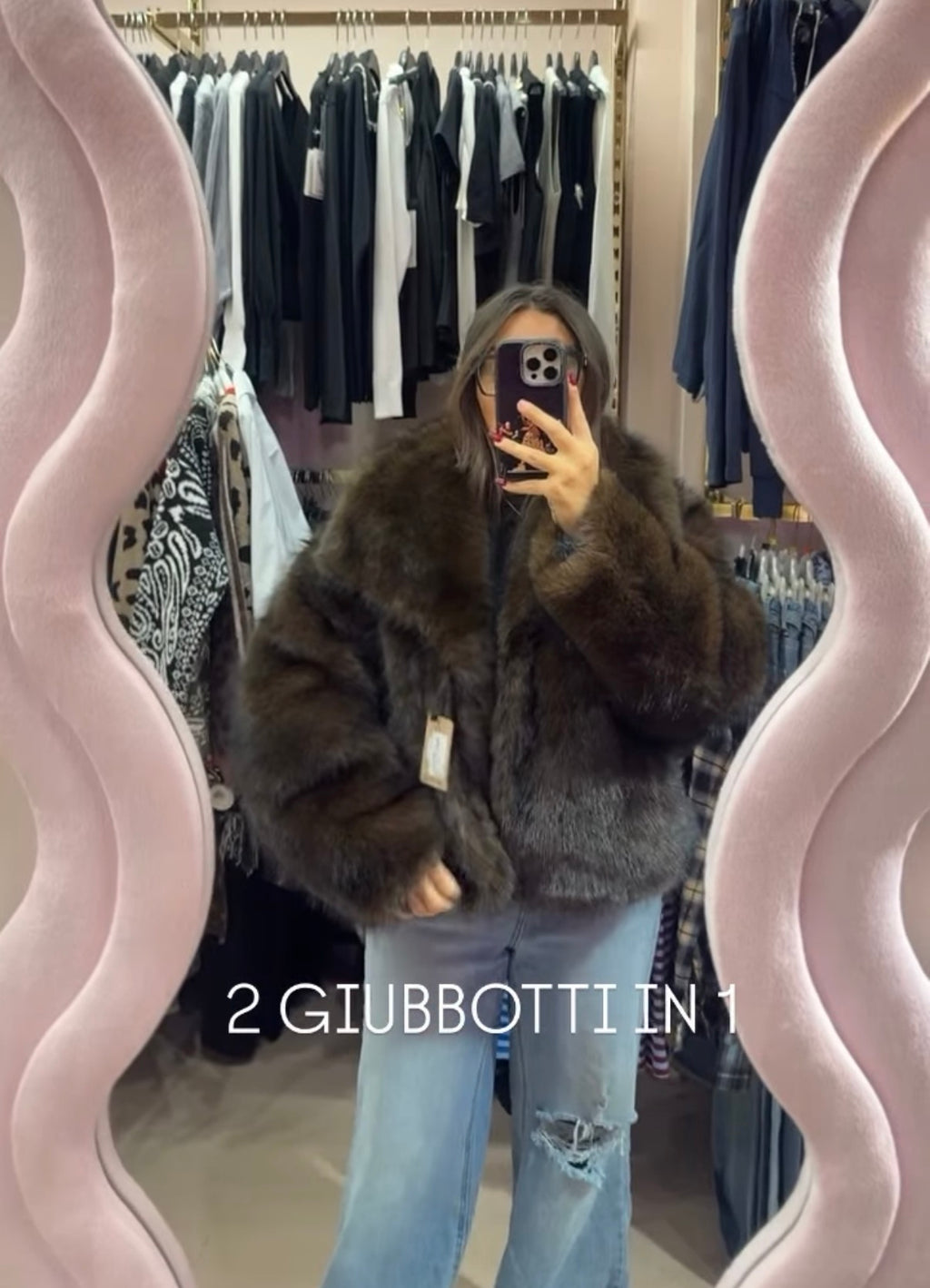 Giacca 2 in 1 nera