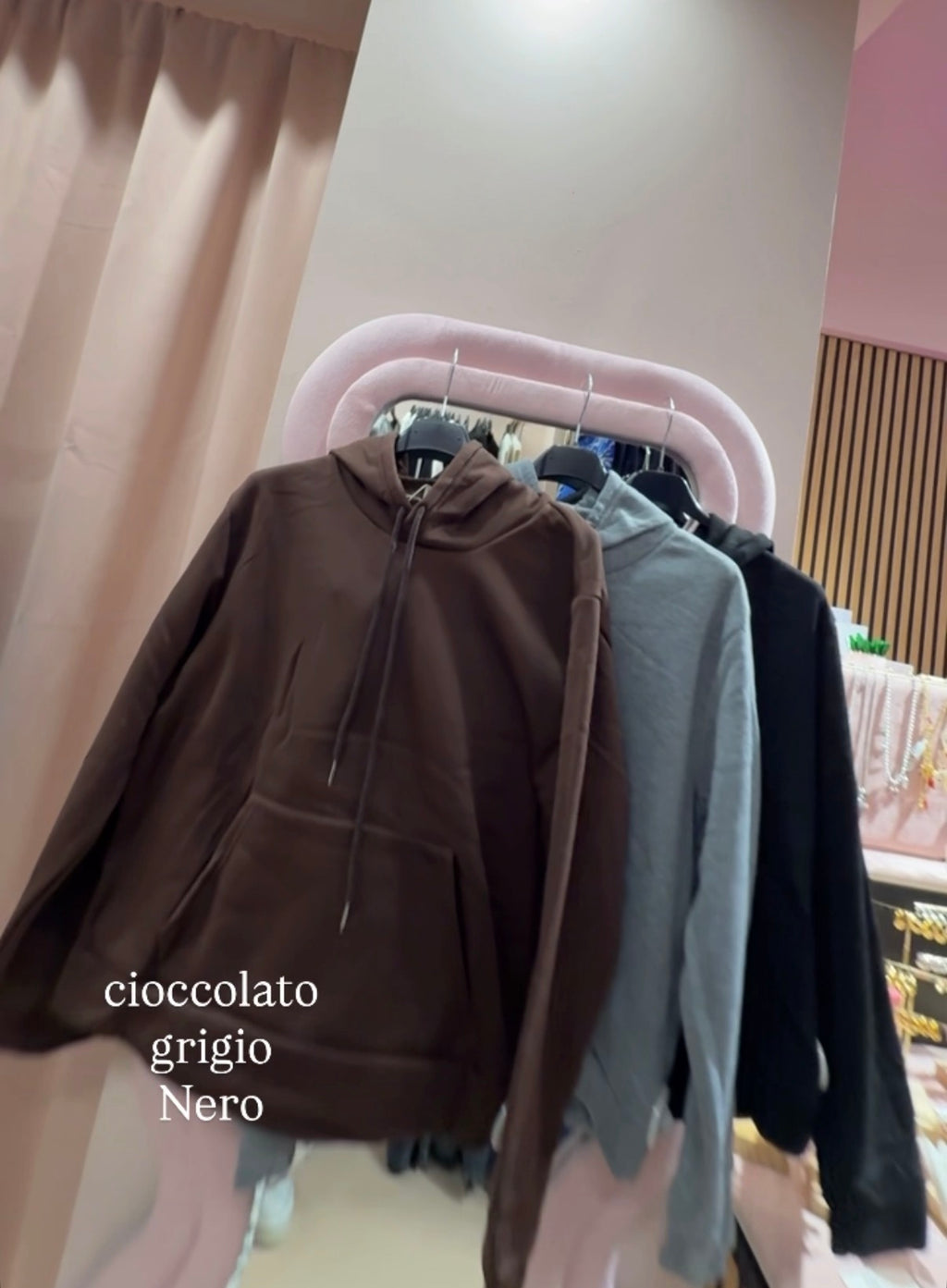 Felpa low cost 3 colori