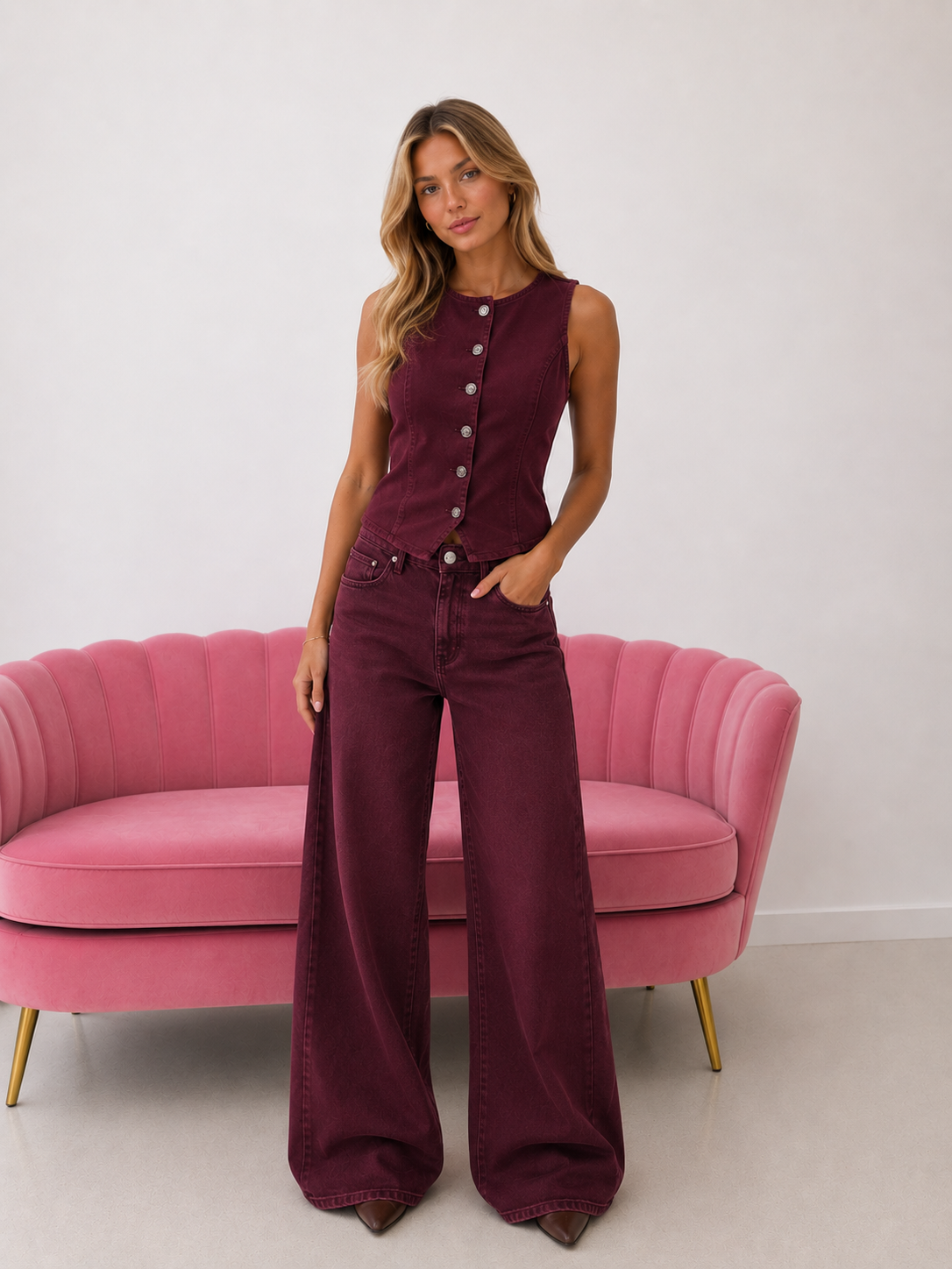 Coordinato bordeaux