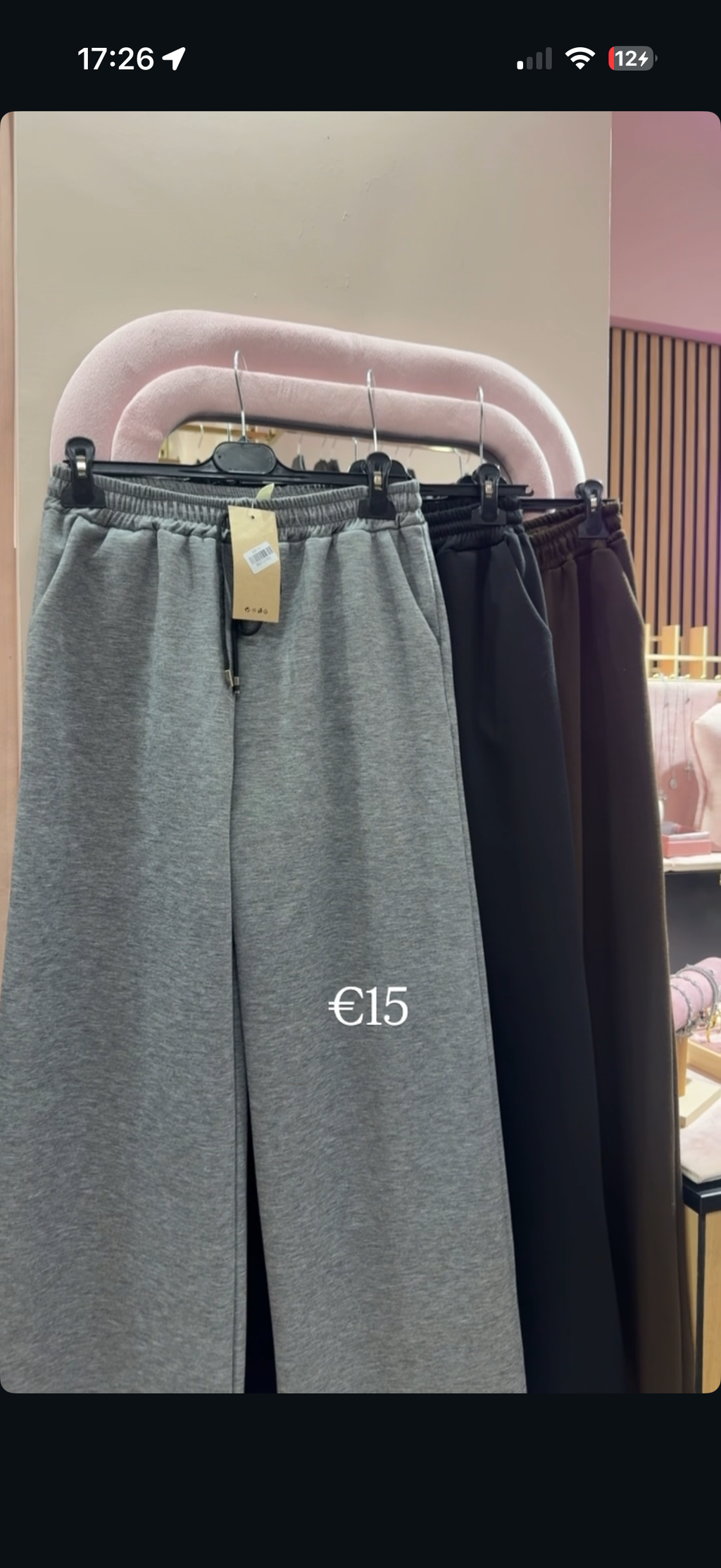 Pantalone tuta 3 colori