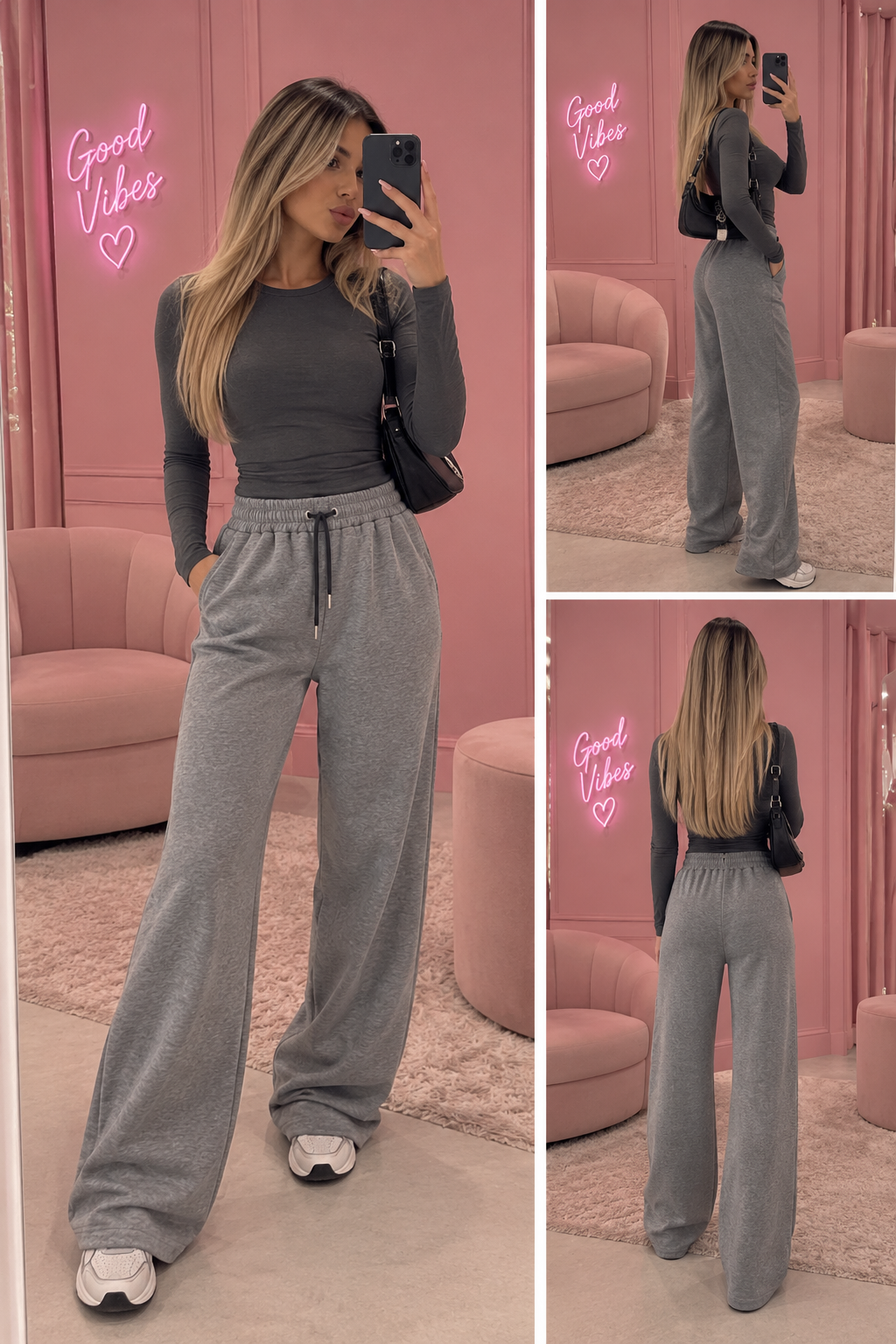 Pantalone tuta 3 colori