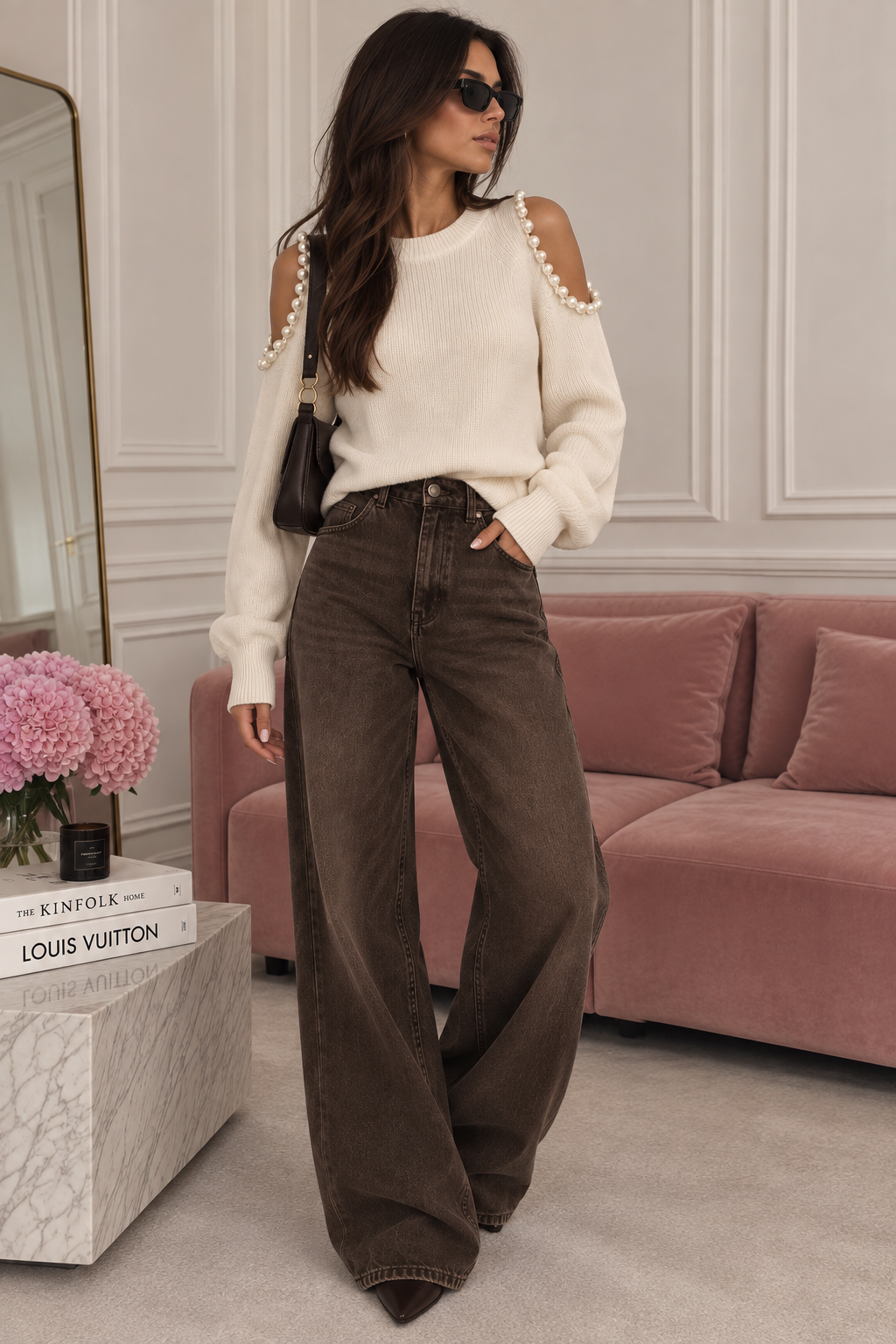 Maglione perle