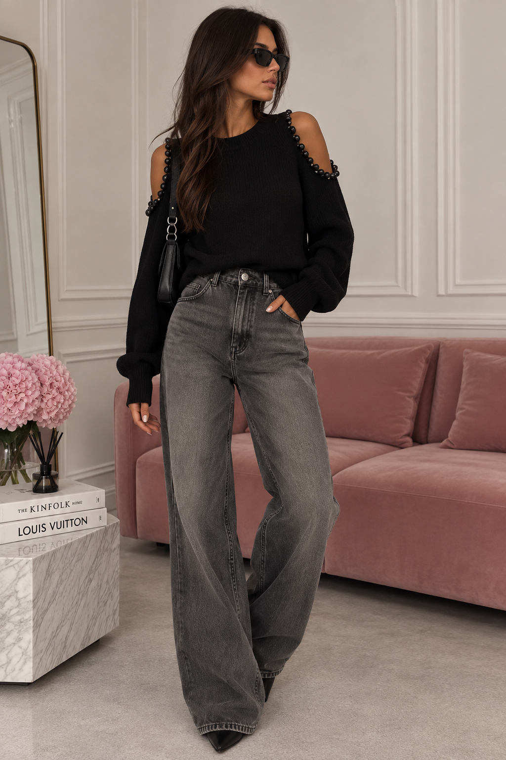 Maglione perle
