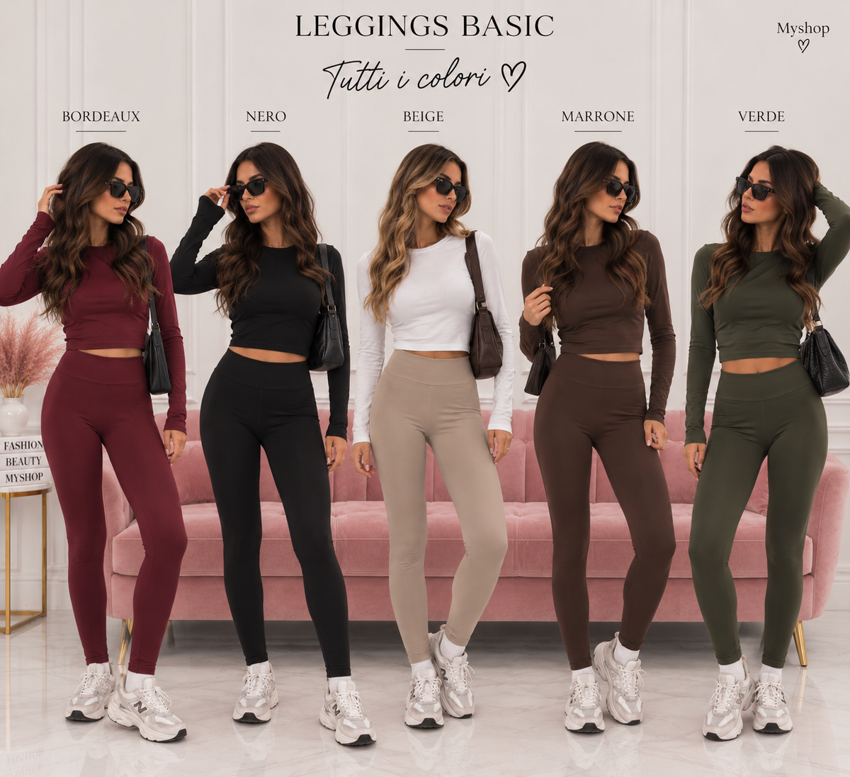 Leggings 5 colori